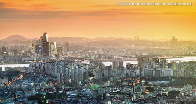 Seoul Panorama by photographer Ben Heine 