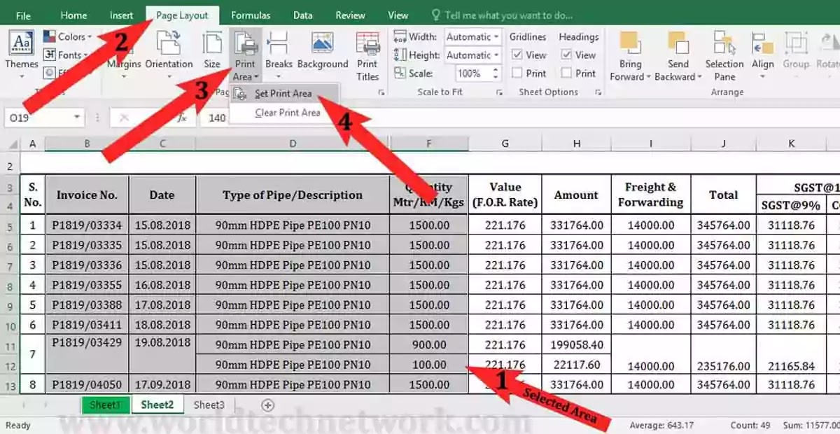 how-to-set-print-area-in-excel