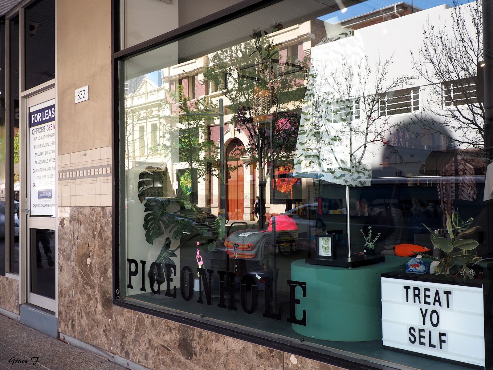 Perth Daily Photo Pigeonhole reflections..