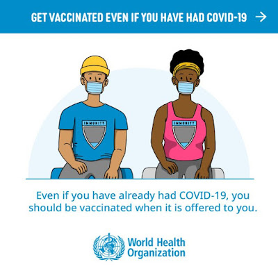 WHO GET vaccinated even if you've had COVID