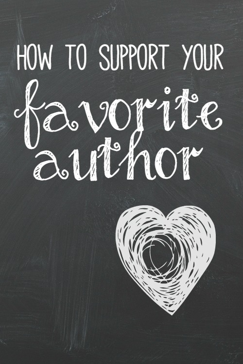 How to Support Your Favorite Author