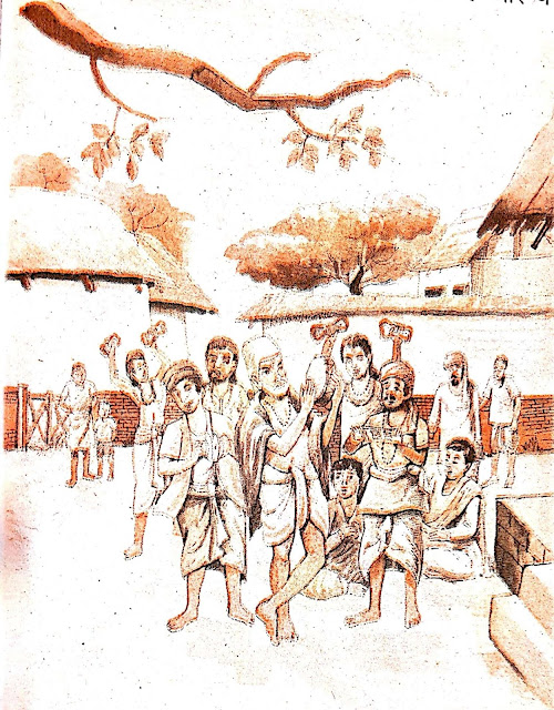 drawing of balgobin bhagat