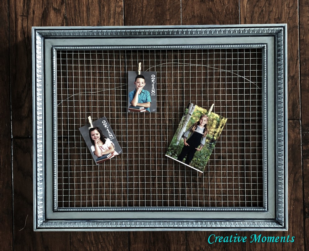 Vintage Large Photo / Memo Board Frame