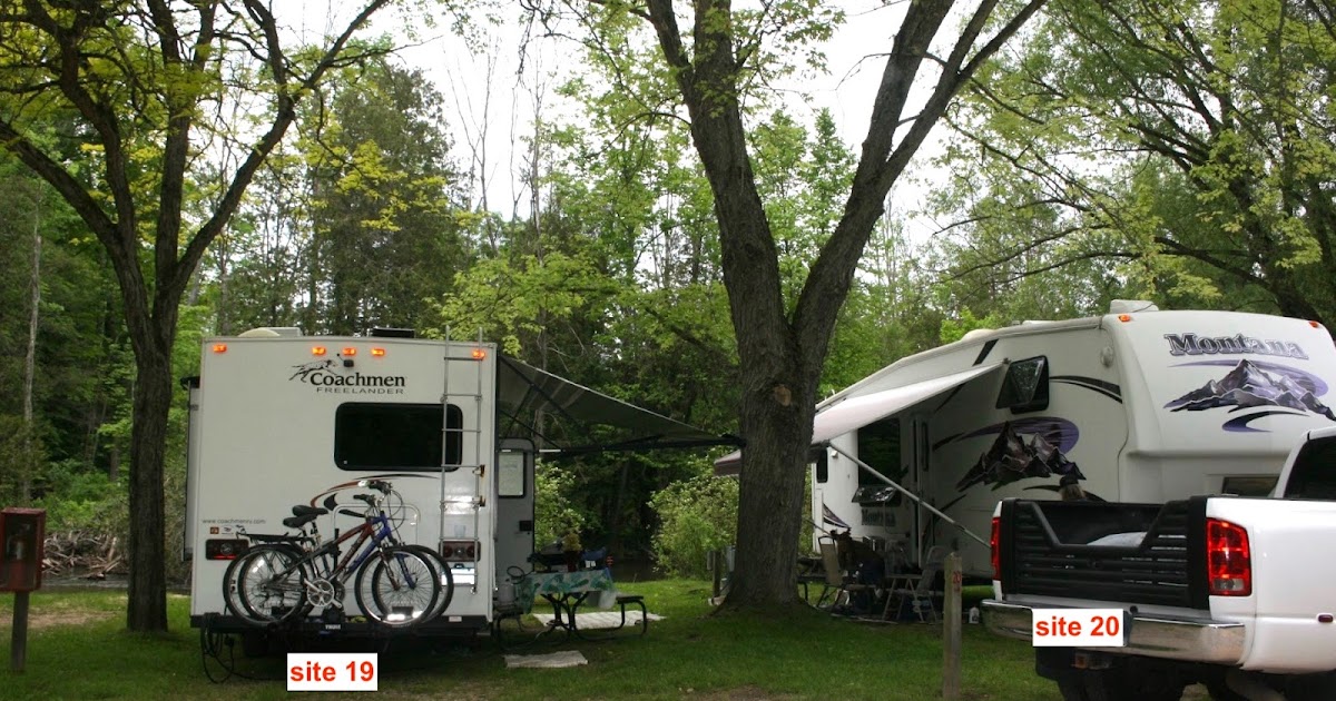 Travel Reviews & Information Benzonia, Michigan Vacation Trailer Park
