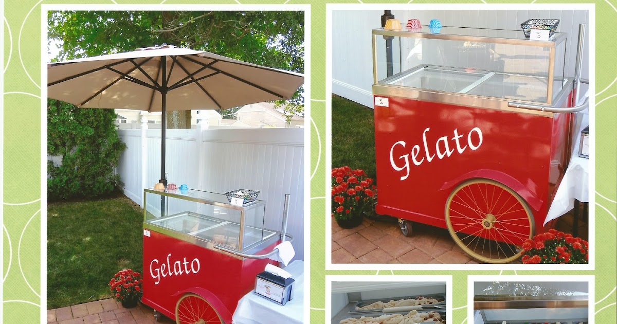 Gelato Catering Cart Long IslandWeddings, Birthday Parties, Corporate