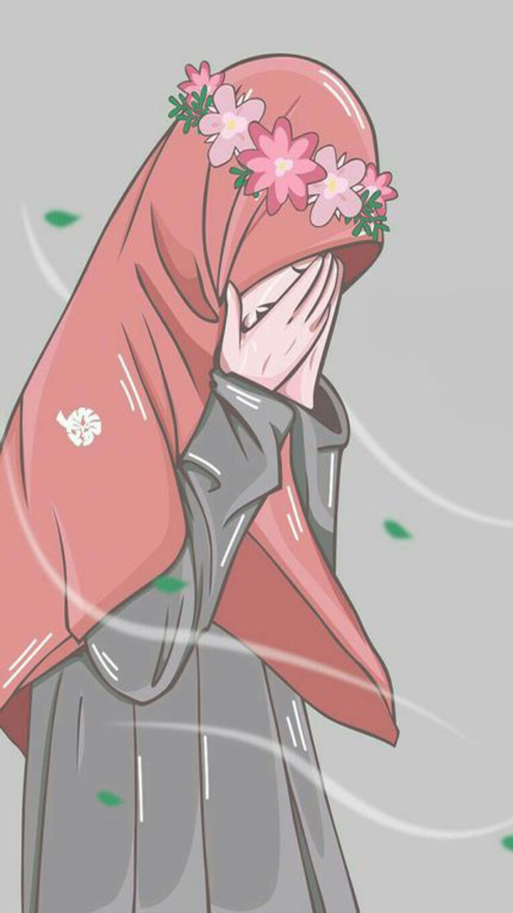 Download Wallpaper Gambar Kartun Muslimah Terbaru 2021 - Gambar Kartun