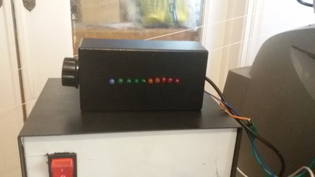 LED Vu meter circuit (LM3914)