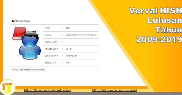Verifikasi Dan Validasi Nisn Lulusan Sma Smk Ma Ulya Ij Com
