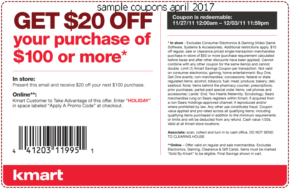 Free Promo Codes and Coupons 2021 Kmart Coupons
