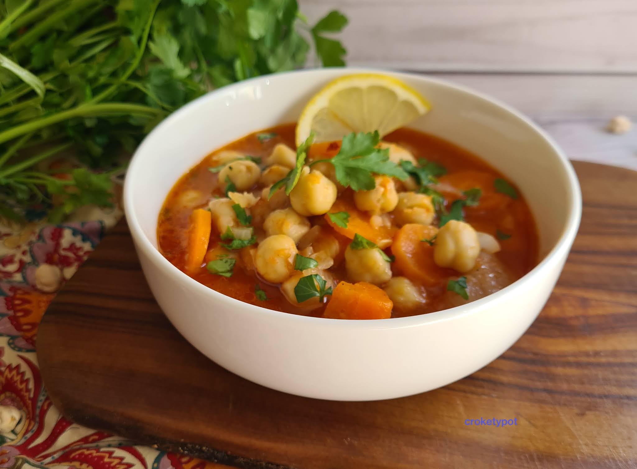 CROKETYPOT SOPA LIBANESA DE GARBANZOS