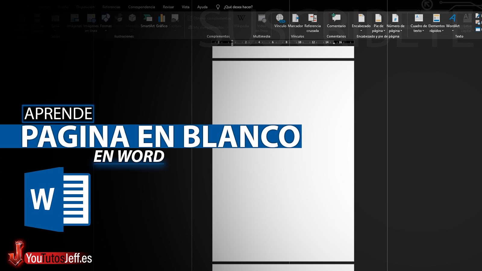Como Insertar una Pagina en Blanco en Word