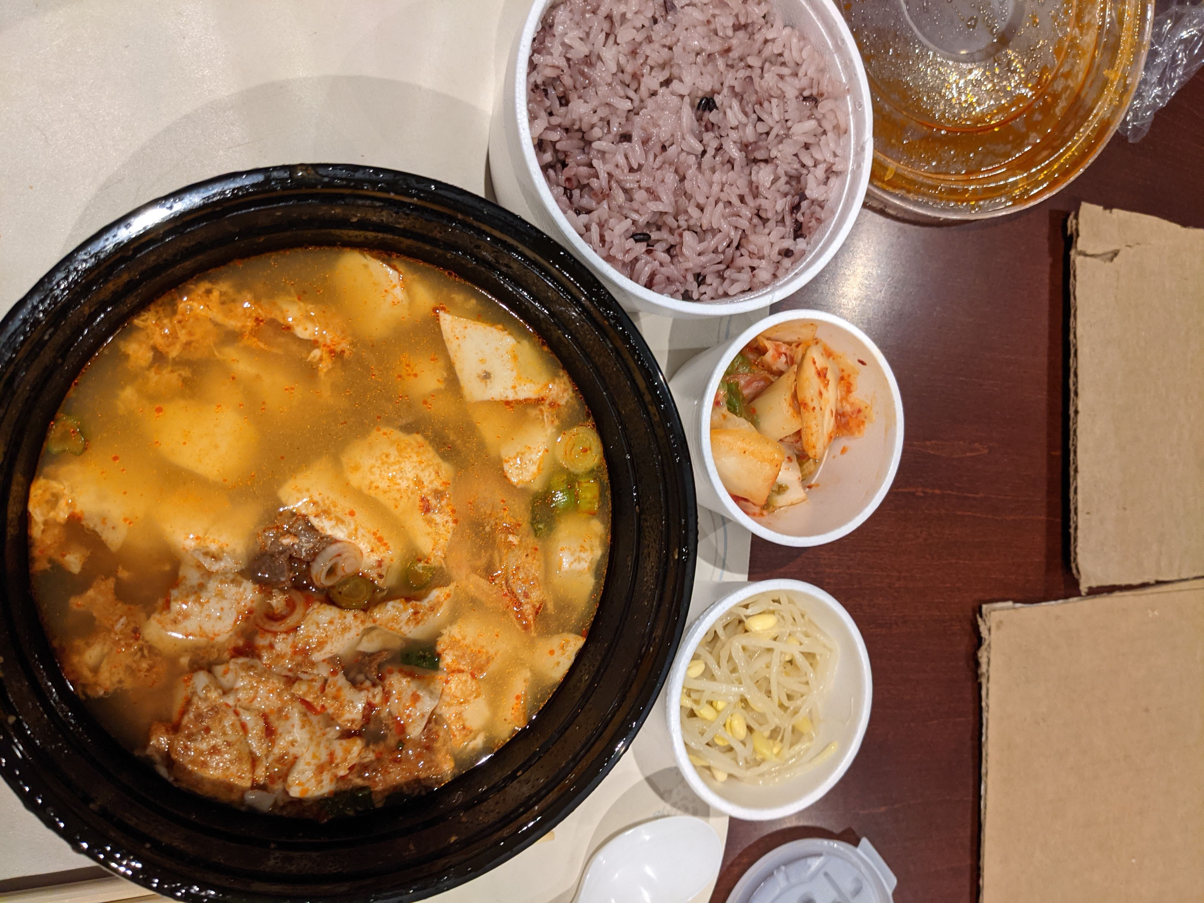 Peachgirl's food diary Buk Chang Dong Soon Tofu Yonge and Finch