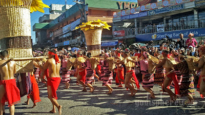 Ifugao Ethnic dancers during Panagbenga