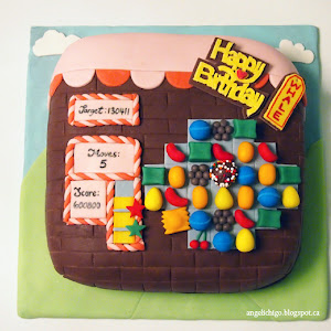 Candy Crush Birthday Cake