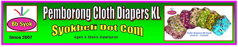 Pemborong Stokis Cloth Diapers