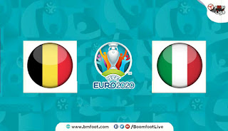بث مباشر مباراة إيطاليا ضد بلجيكا مباشرة في كأس أمم أوروبا