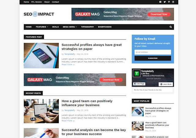 Seo Impact Blogger Template Templateify Blogspot Theme Seo Impact Blogger Template, Blogger Templates, Blogger Theme, Templates, Templateify blogspot theme, seo theme for blogger, free responsive templates