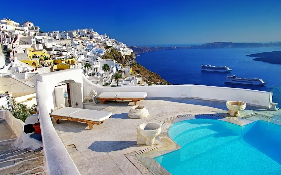 Turismo en Santorini, Grecia
