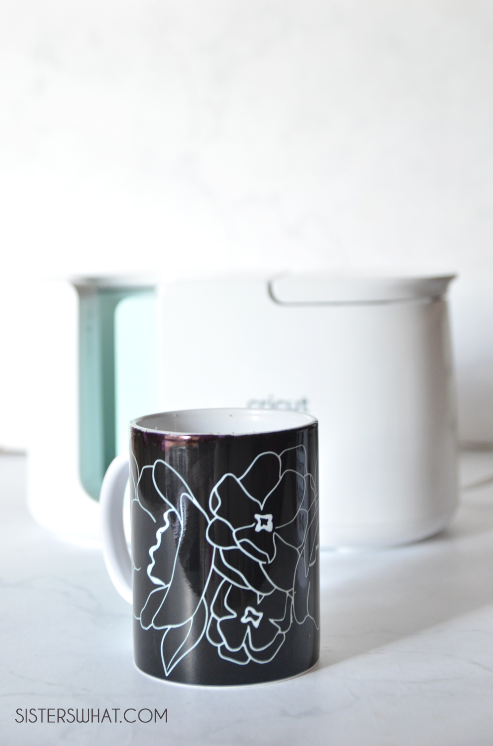 How to Make a Custom Mug with the Cricut Mug Press Sisters, What!