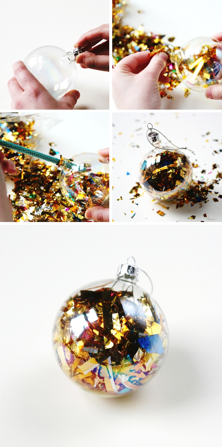 DIY SPARKLE FILLED CHRISTMAS BAUBLES. Gathering Beauty