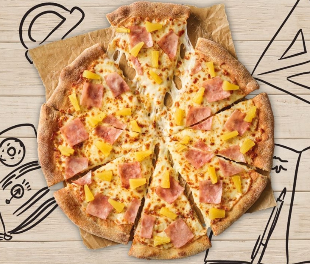 kavoniho žrádlo Hawaii, Pizza Hut