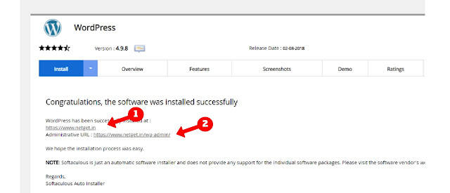 Congratulations wordpress installed successfully Congratulations wordpress installed successfully