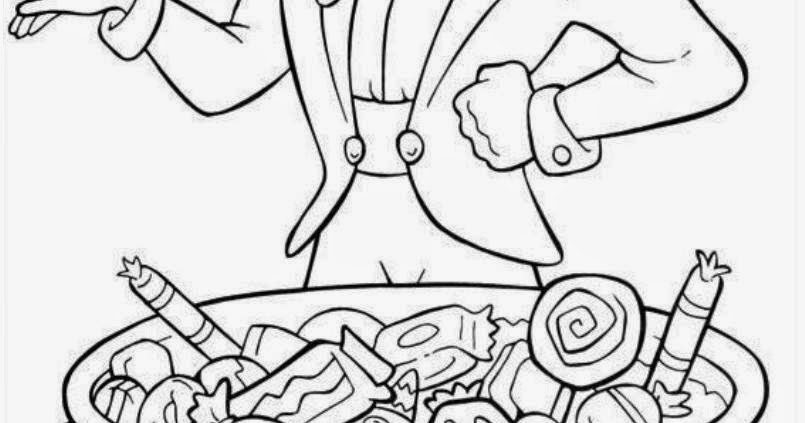 I Want Candy Halloween Coloring Pages