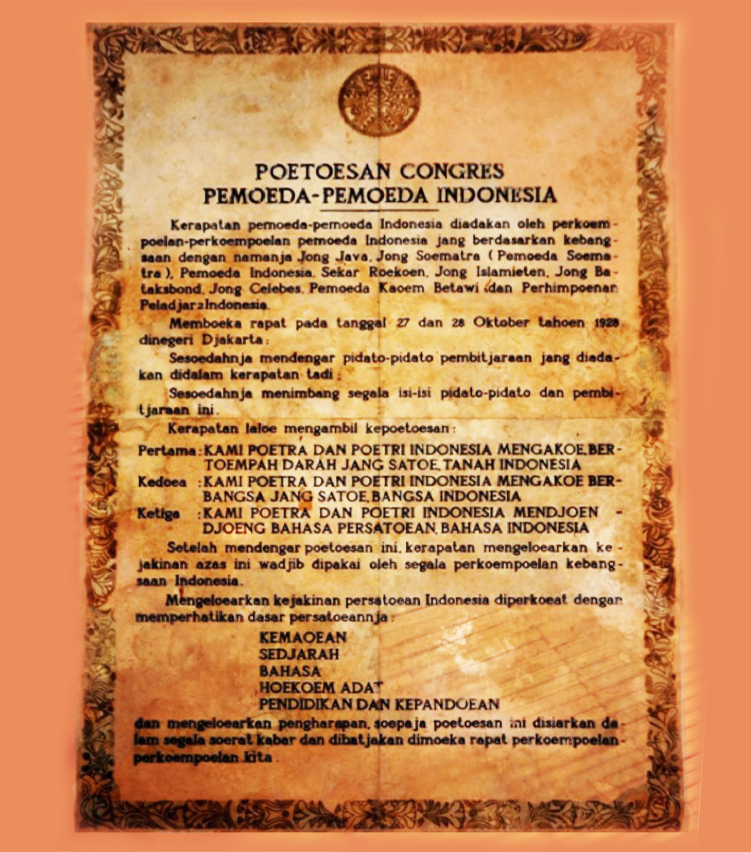 Isi Dan Makna Dari Bunyi Teks Sumpah Pemuda Secara Lengkap