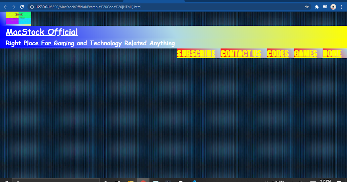 Cool and Stylish Website Using HTML and CSS (Source Code) [Free] - HTML ...
