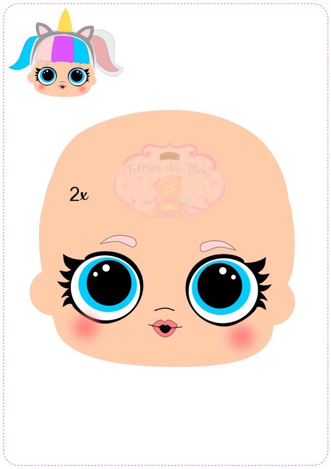 Boneca lol unicornio ~ Corte e Costura