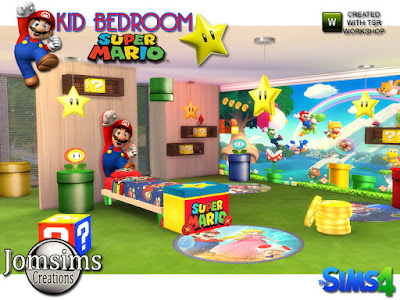 Детская в фантазийном стиле — наборы мебели и декора для Sims 4 со ссылками на скачивание