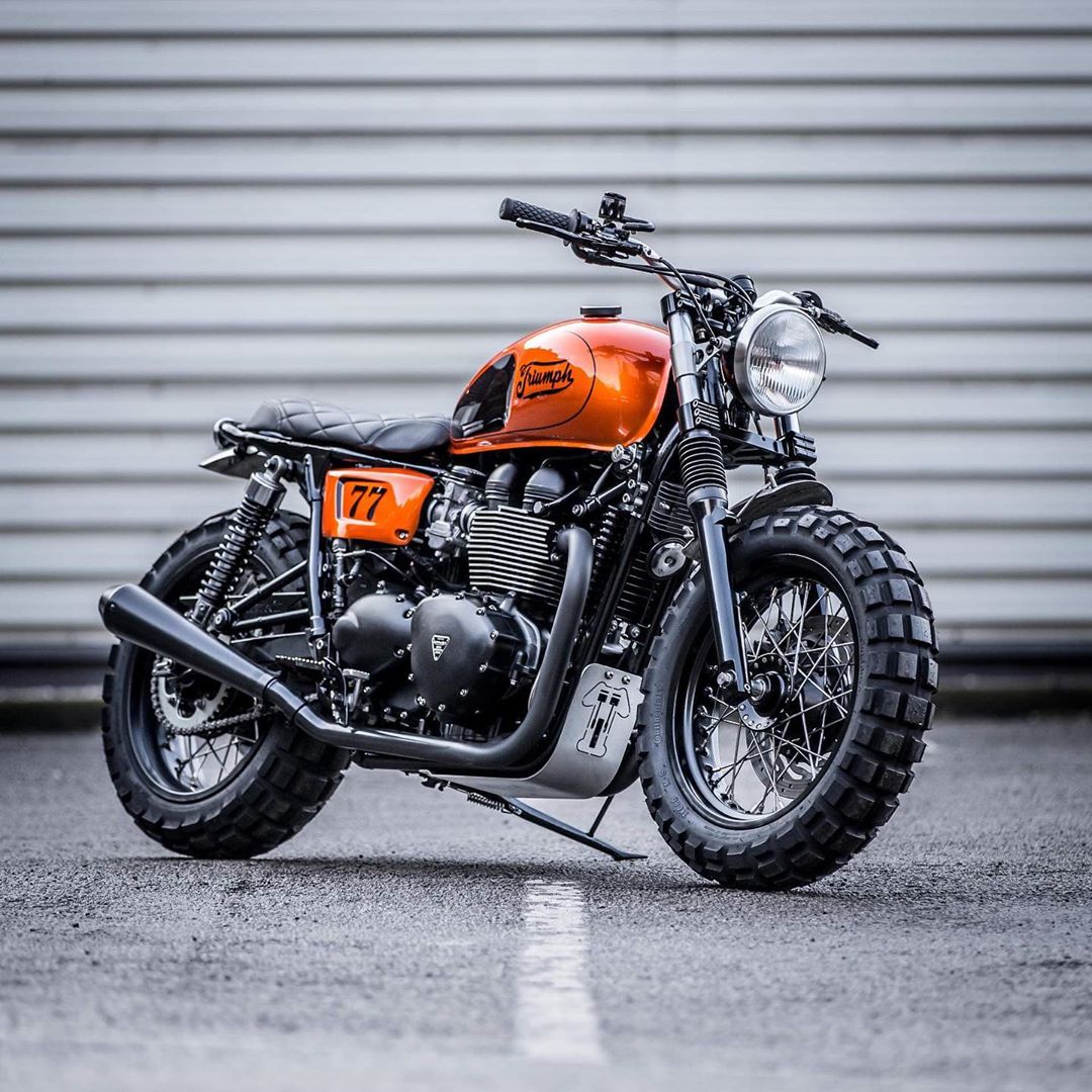 Hell Kustom Triumph Bonneville By Down & Out Cafe Racers