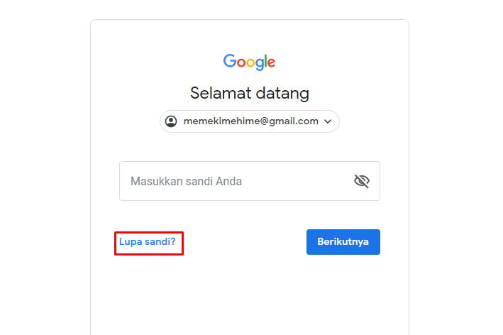 Mengatasi Lupa Kata Sandi Google Android