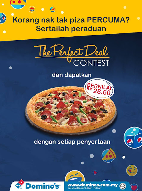 Dominos Malaysia Free Regular Pizza eCoupon Code Contest Submission