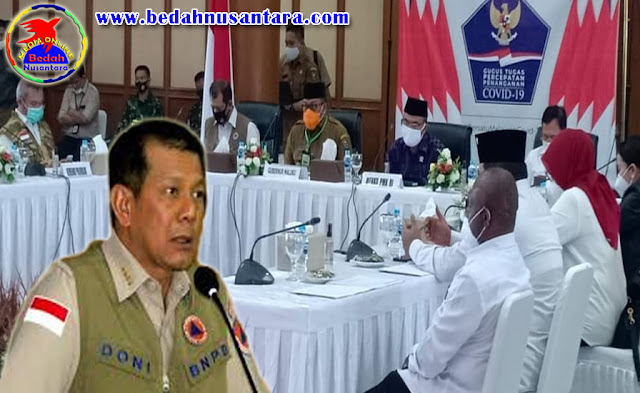 BNPB Nasional Serahkan Sejumlah Bantuan Dari Pempus Untuk Maluku 1 doni%2BRakor