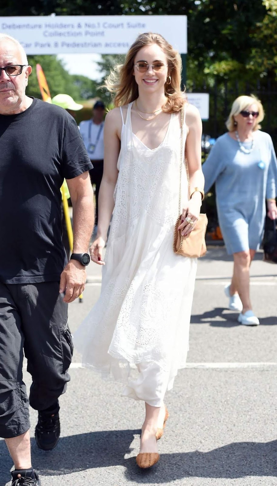 Suki Waterhouse – Arrives at Wimbledon Tennis Championships in London
