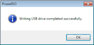 usb drive booting succes