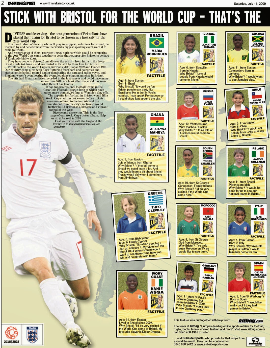 Football Cartophilic Info Exchange Bristol Evening News Stick with