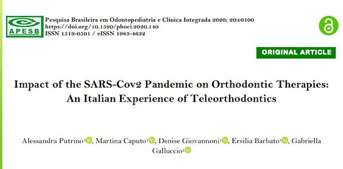 PDF: Impact of the SARS-Cov2 Pandemic on Orthodontic Therapies