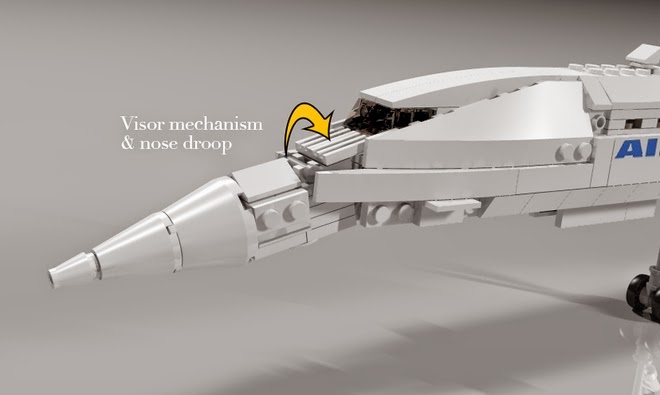 Take on awesome LEGO CONCORDE - Warped Factor Words in the Key of Geek.