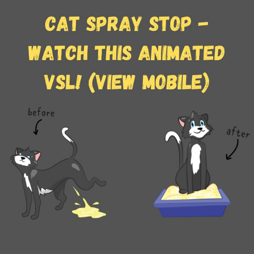 Cat Spray Stop - Watch This Animated Vsl! (view mobile)