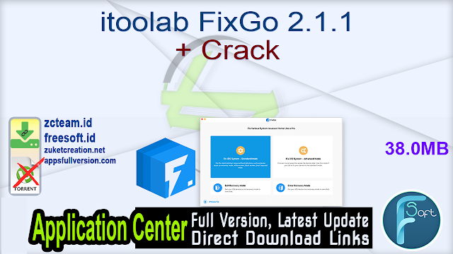 itoolab FixGo 2.1.1 + Crack_ ZcTeam.id