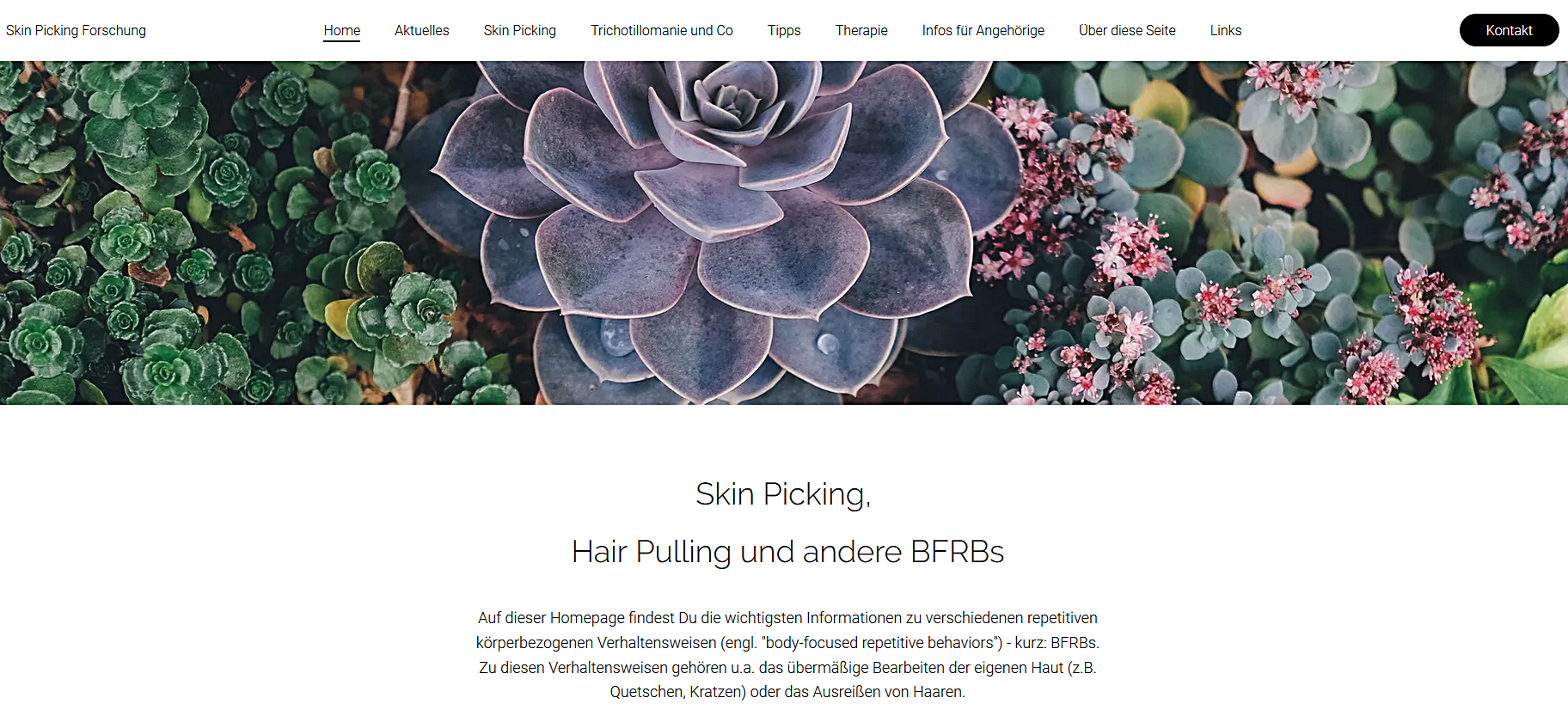 Mein Leben Mit Skin Picking Dermatillomanie Ankundigung Neue Homepage Zu Bfrbs