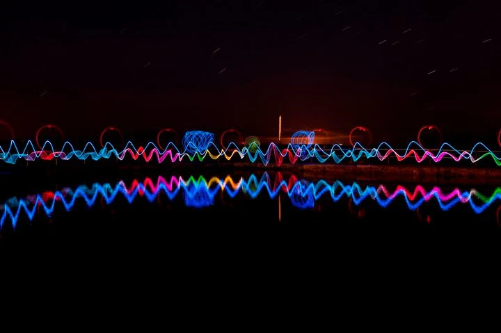 David Gilliver 1979 | Scottish Psychadelic Light painter