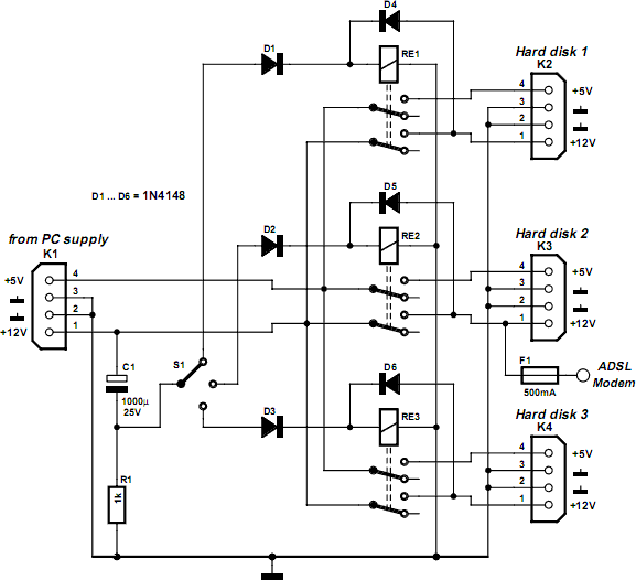 Hard Disk Switch | Xtreme Circuits