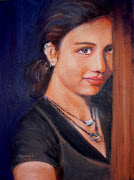 GIRL BY THE DOOR. 12” X 16” OIL ON CANVAS. LYNDEUTSCH2008 (girl by the door)
