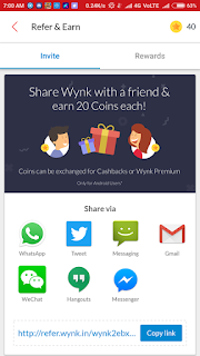 Wynk music refer and earn