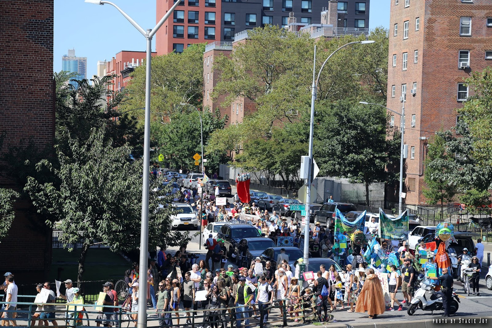 EV Grieve At the march and rally to save East River Park