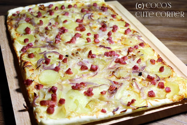 Tarte with Onions and Patatoes