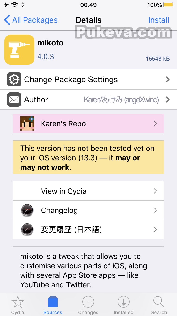Cara Silent Kamera Iphone Jepang Korea Dengan Tweak Mikoto Pukeva